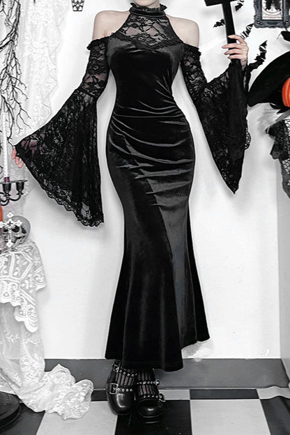 Off Shoulder Witch Gothic Dress