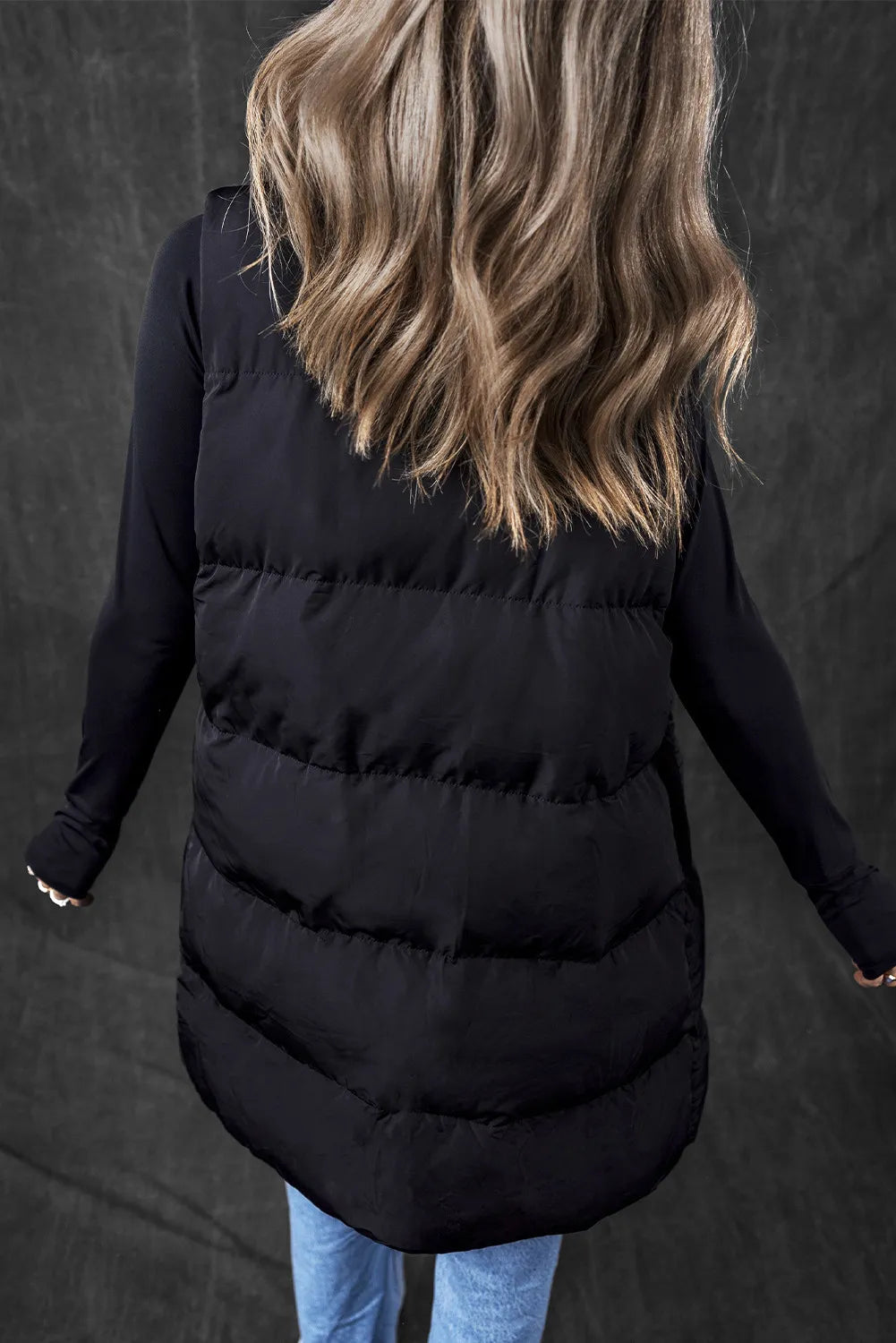 Giovanna | Vest coat with zip and pockets