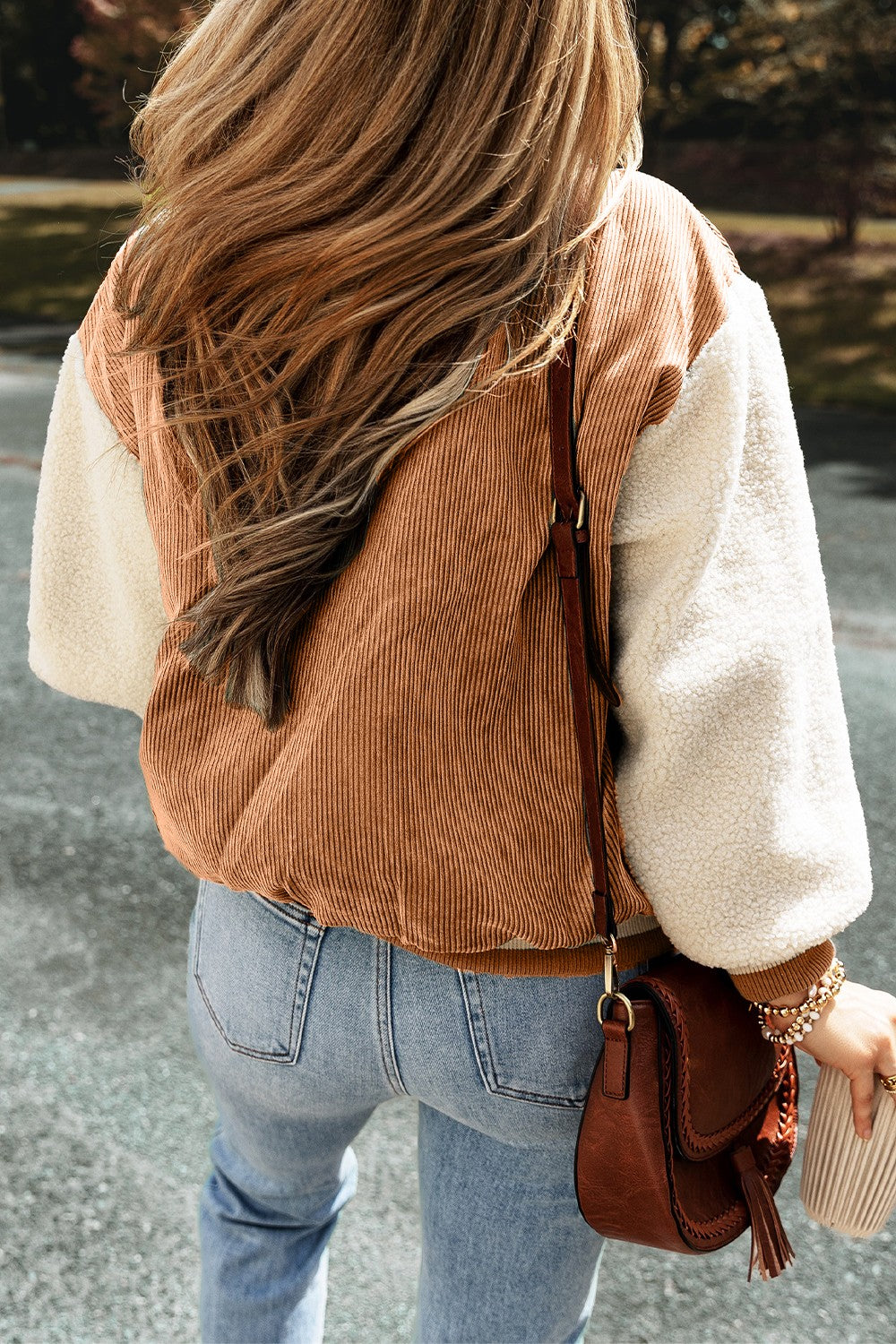 Gerda | Jacket with dropped shoulders and long sleeves