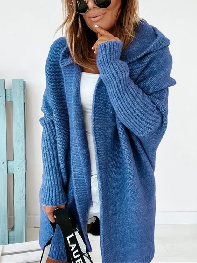 Ofelia® | Mid-length hooded coat with plain seams