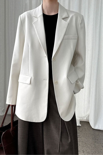 Split Back Relaxed Fit Blazer