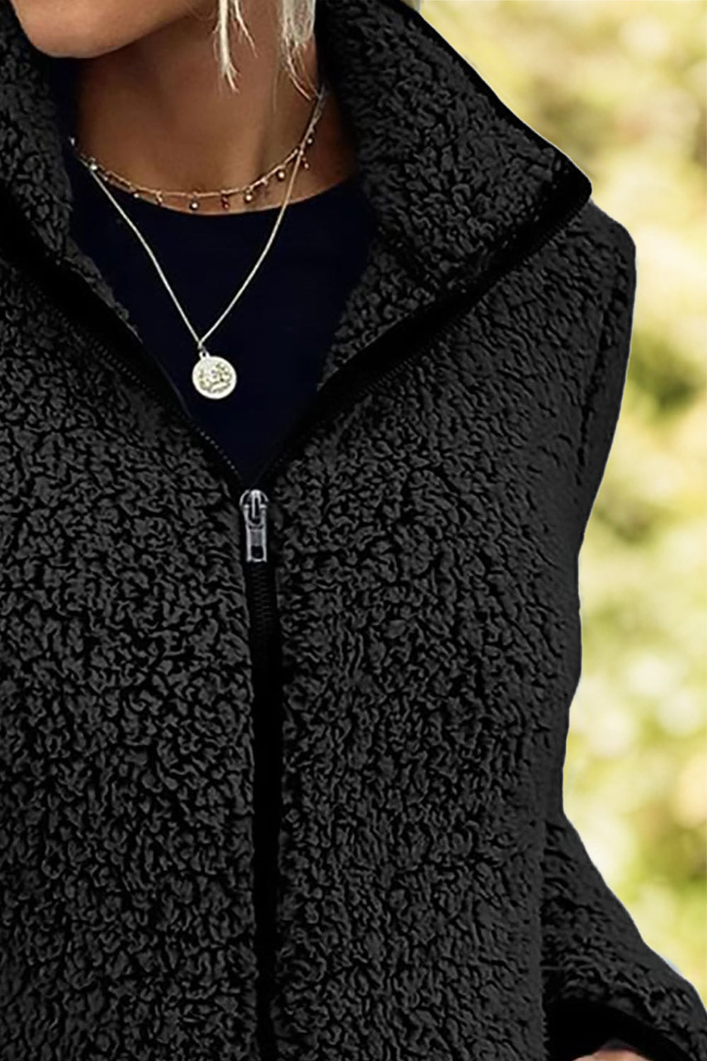 Doris | Turtleneck jacket with zip and pockets