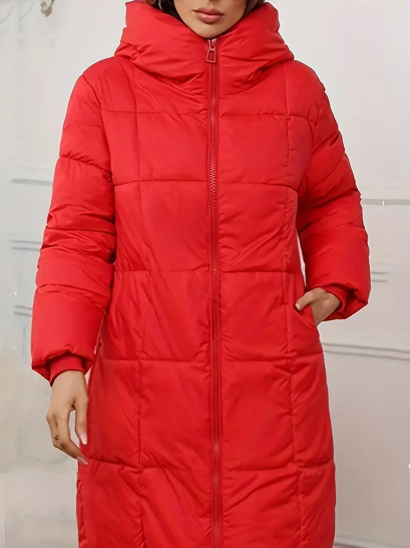 Lucrecia | Long down jacket with hood