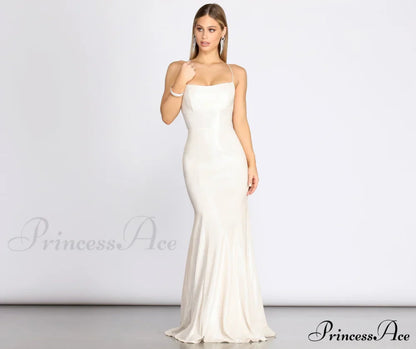 Char Formal Stylish Lattice Glitter Dress