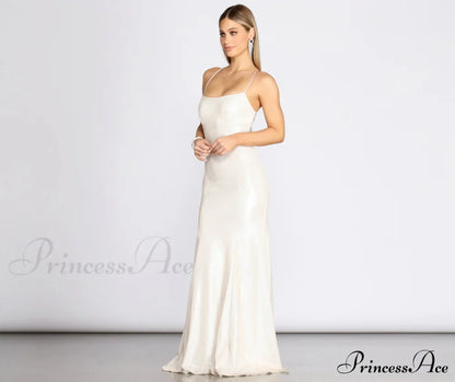 Char Formal Stylish Lattice Glitter Dress