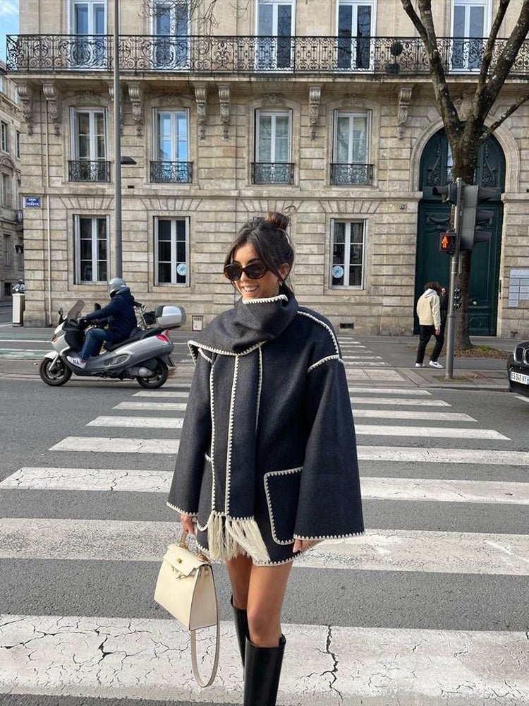 Silvia | Shawl coat