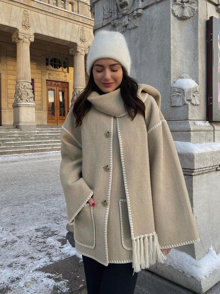 Silvia | Shawl coat