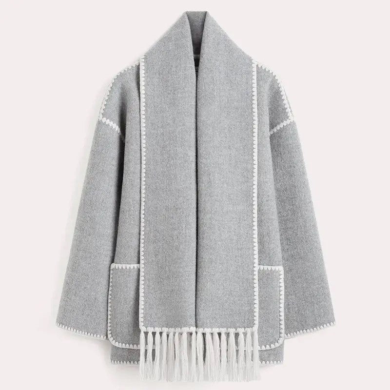 Silvia | Shawl coat