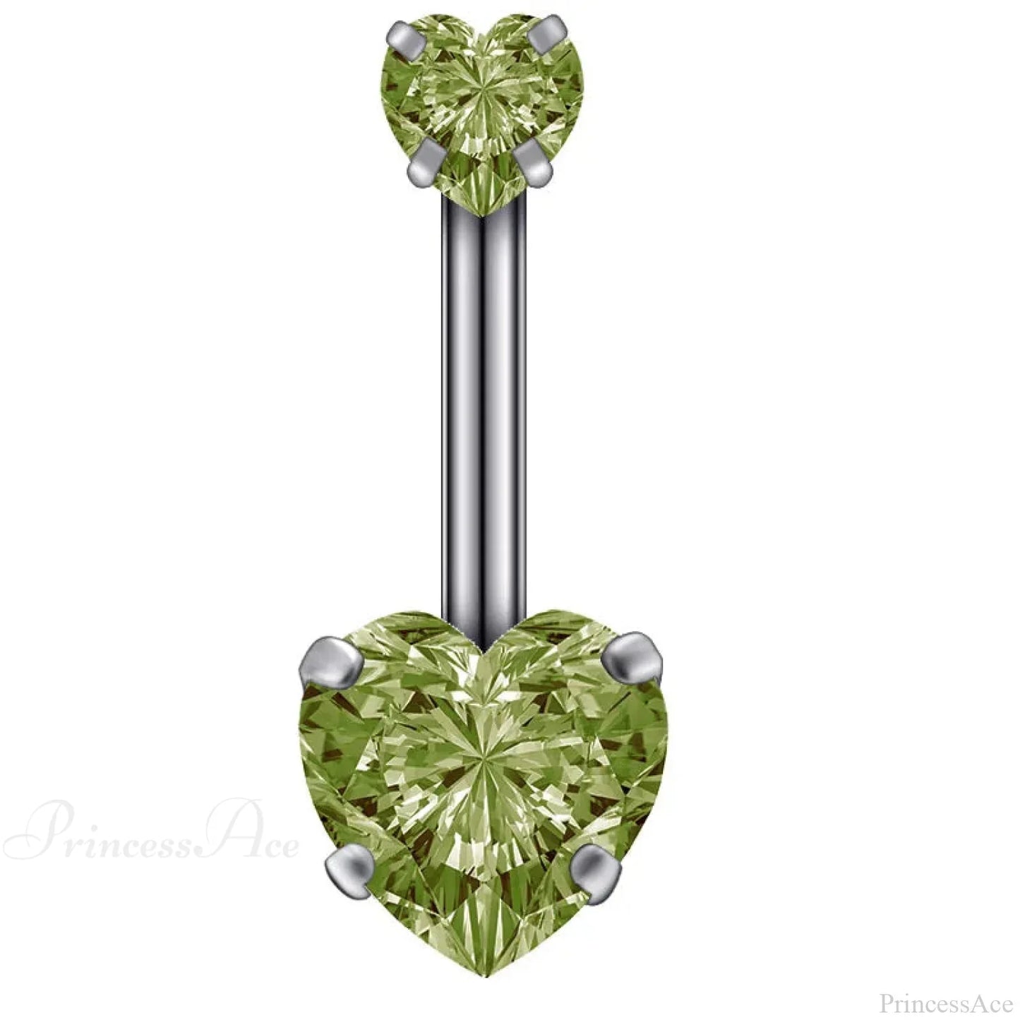 Clear Circular Medieval Surgical Belly Ring
