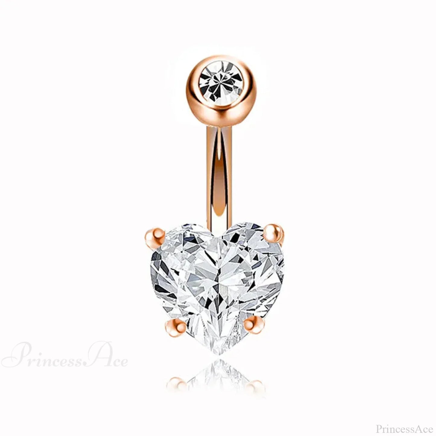 Clear Circular Medieval Surgical Belly Ring