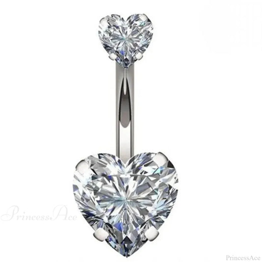 Clear Circular Medieval Surgical Belly Ring
