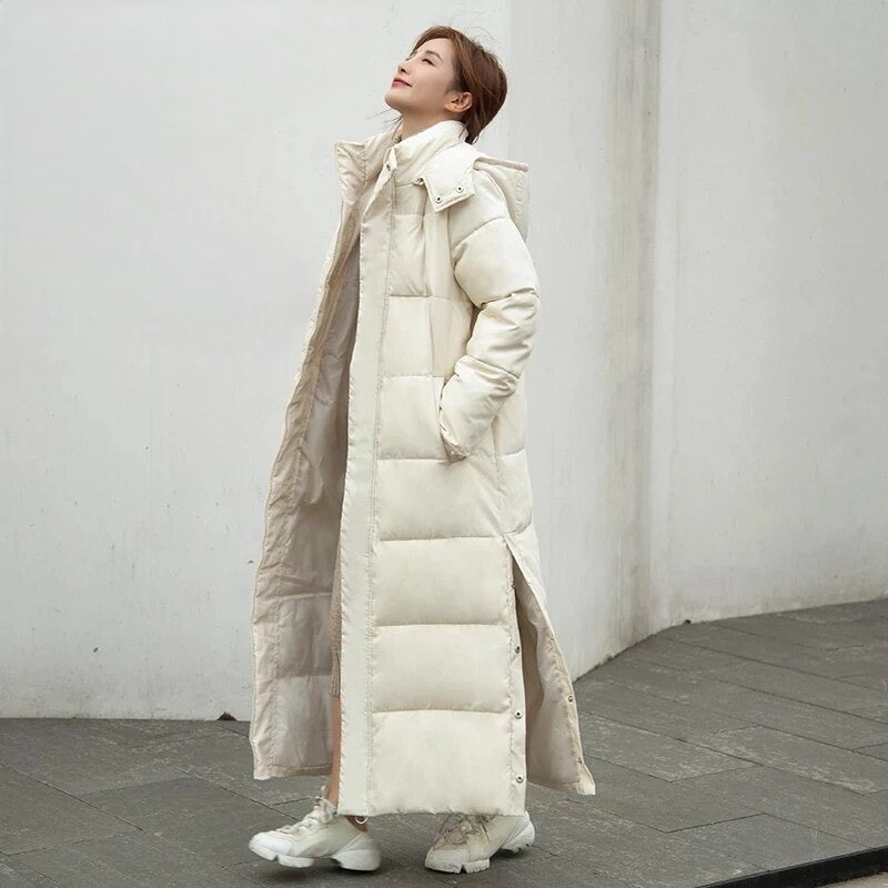 America | Elegant windproof winter coat for women