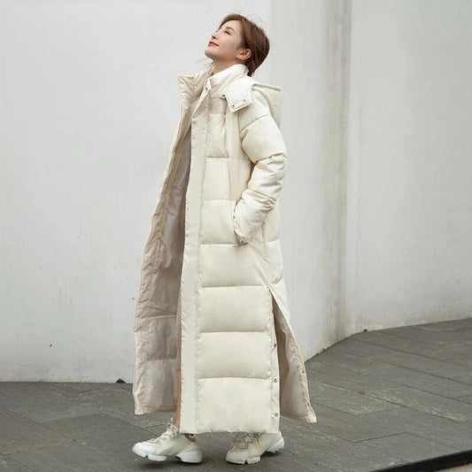 America | Elegant windproof winter coat for women