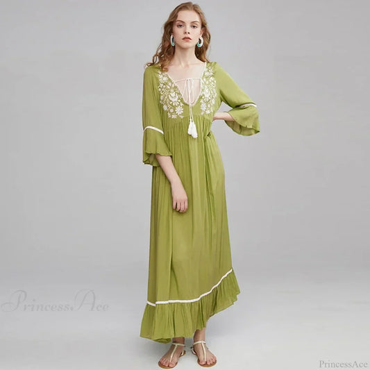 Cotton Rayon Boho Dress