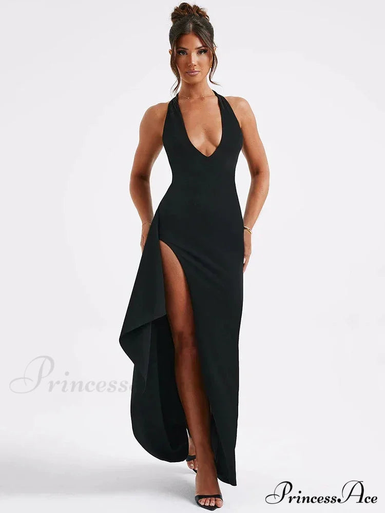 Crew Neck Graceful Vintage Ombre Dress