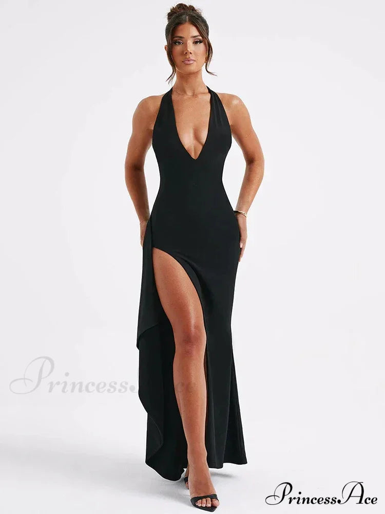 Crew Neck Graceful Vintage Ombre Dress