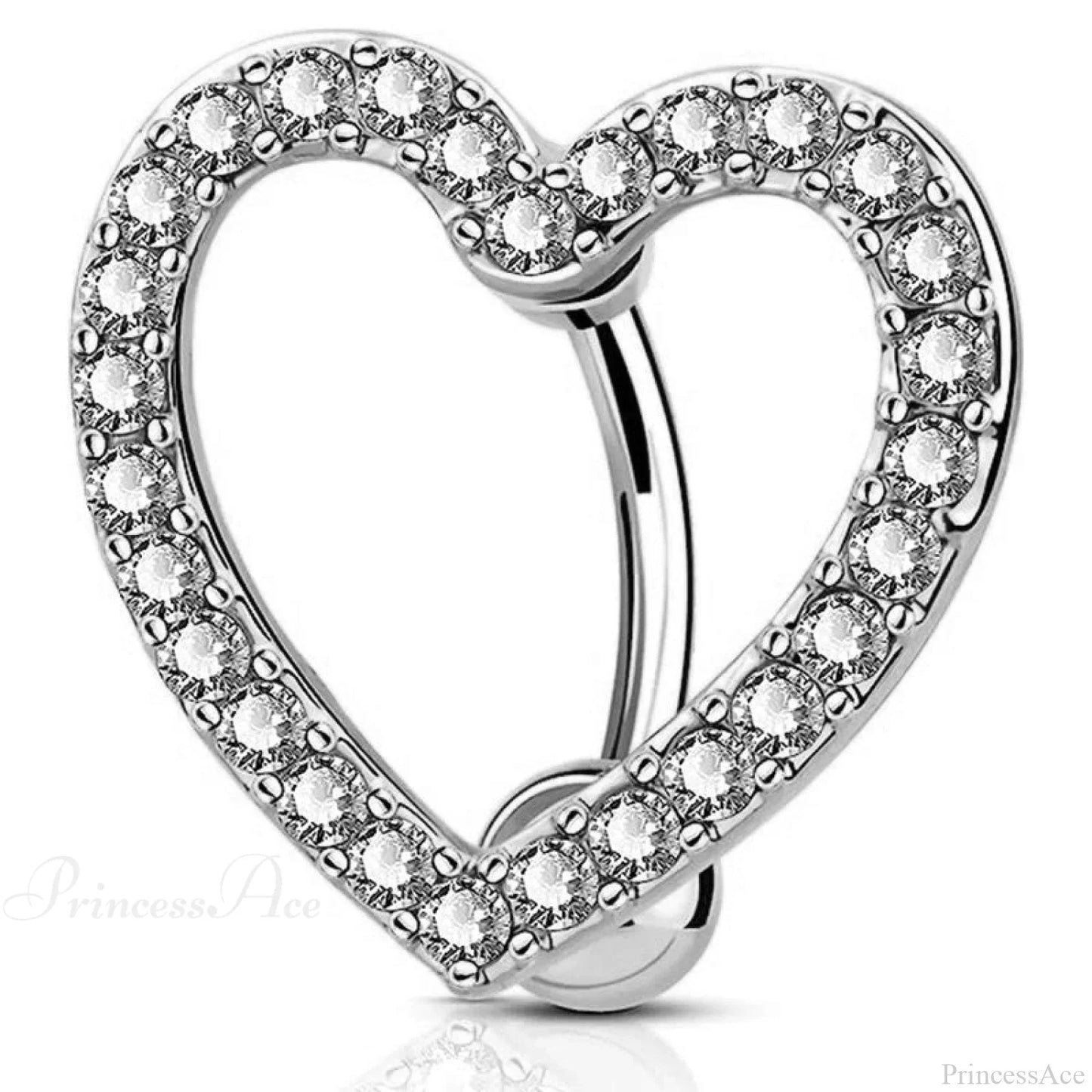 Crystal Dangle Gothic Belly Ring