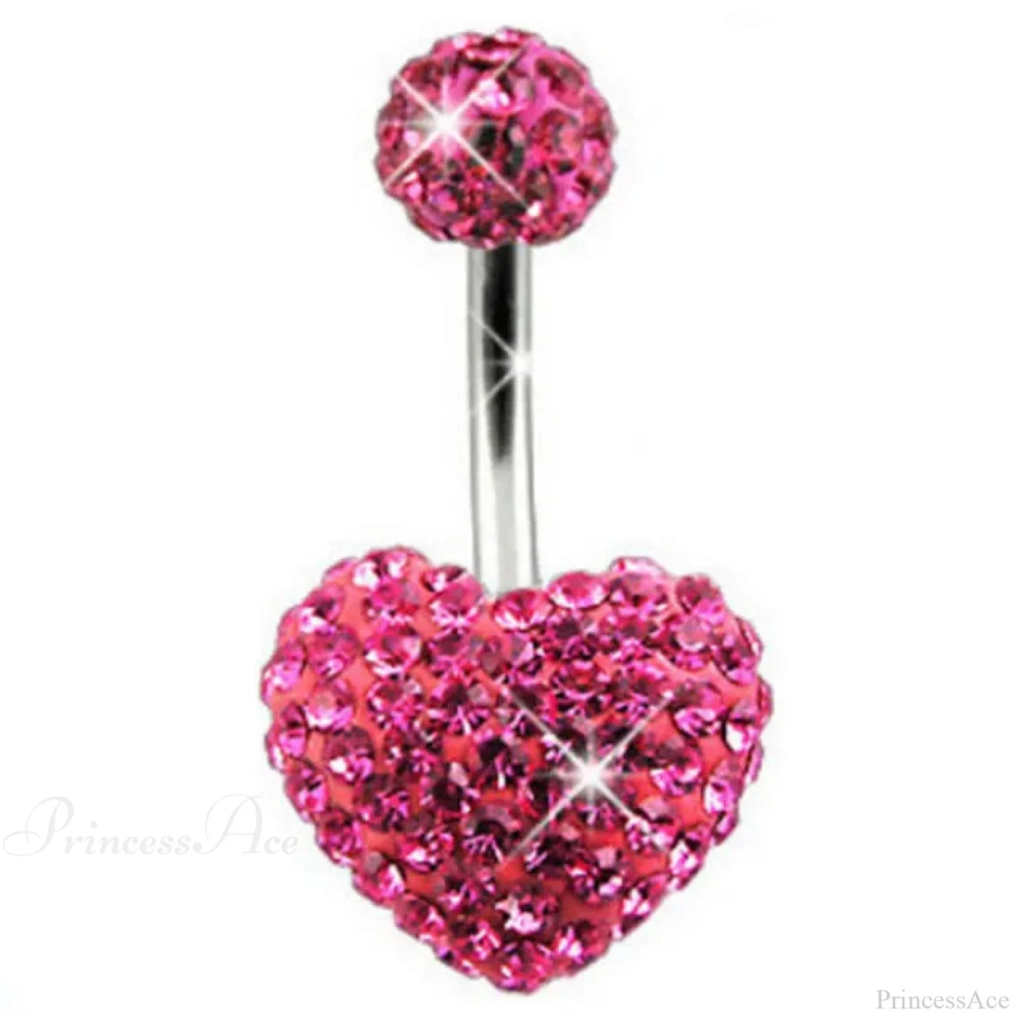 Crystal Dangle Gothic Belly Ring