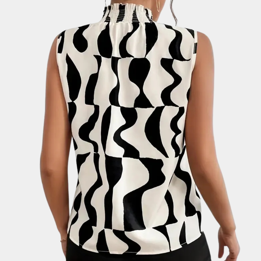 Romina® | Sophistiqué à col montant T-shirt