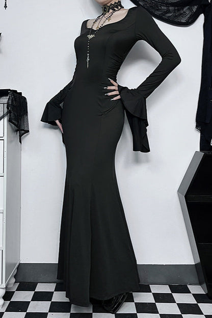Elegant Mermaid Gothic Dress