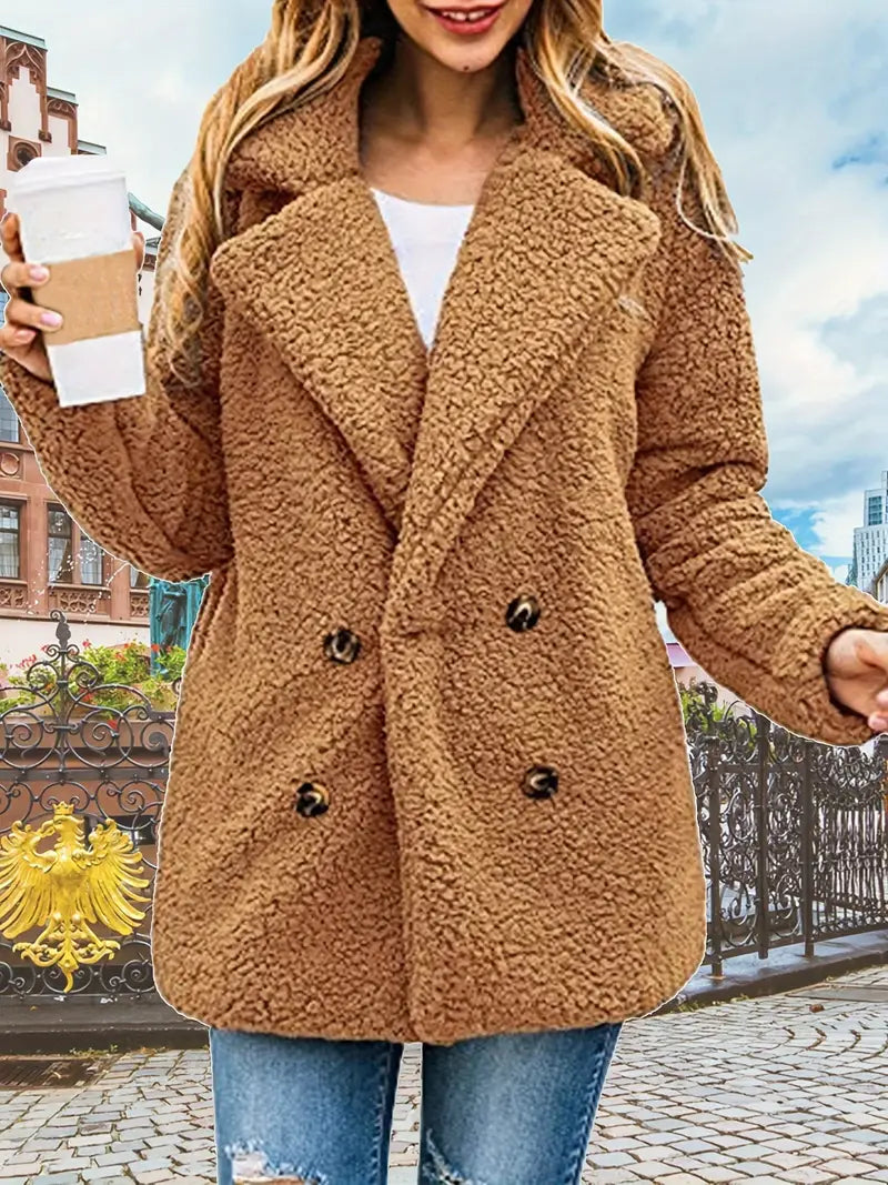 Frida | Knitted plush jacket