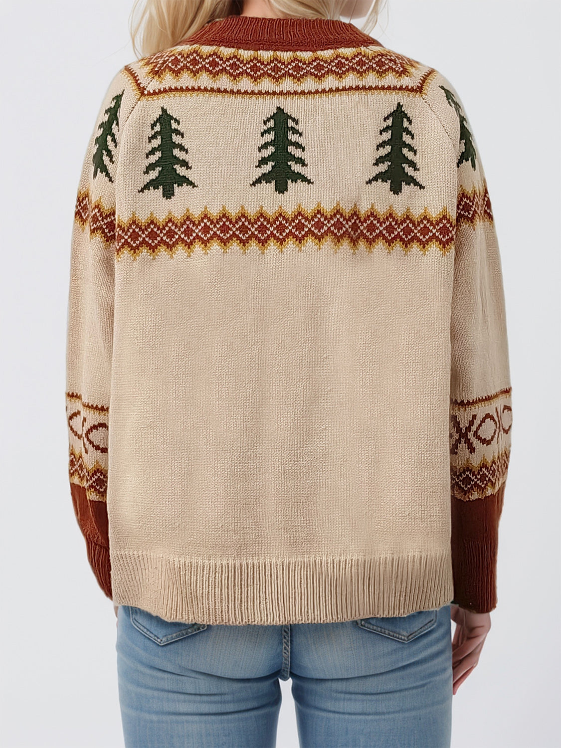 Katja | Graphic crew neck long sleeve sweater