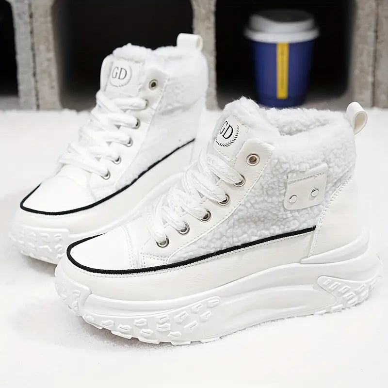 Edna | Waterproof plush ankle boots