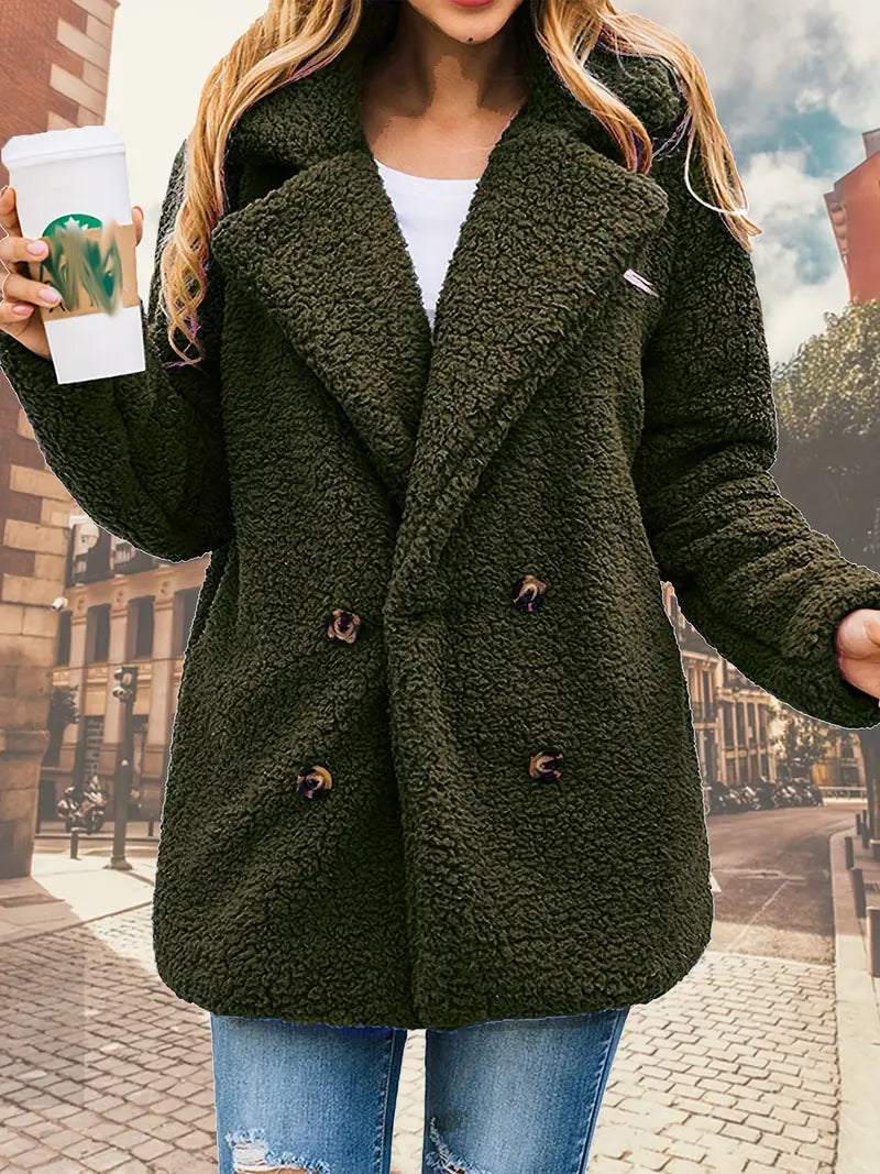 Frida | Knitted plush jacket