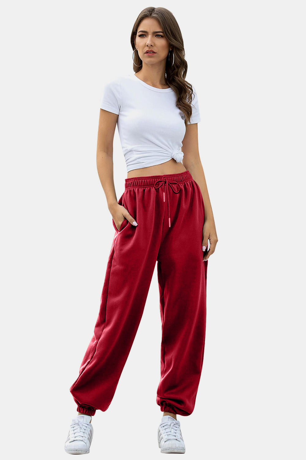 Angela | Jogging pants with elastic waistband and pockets
