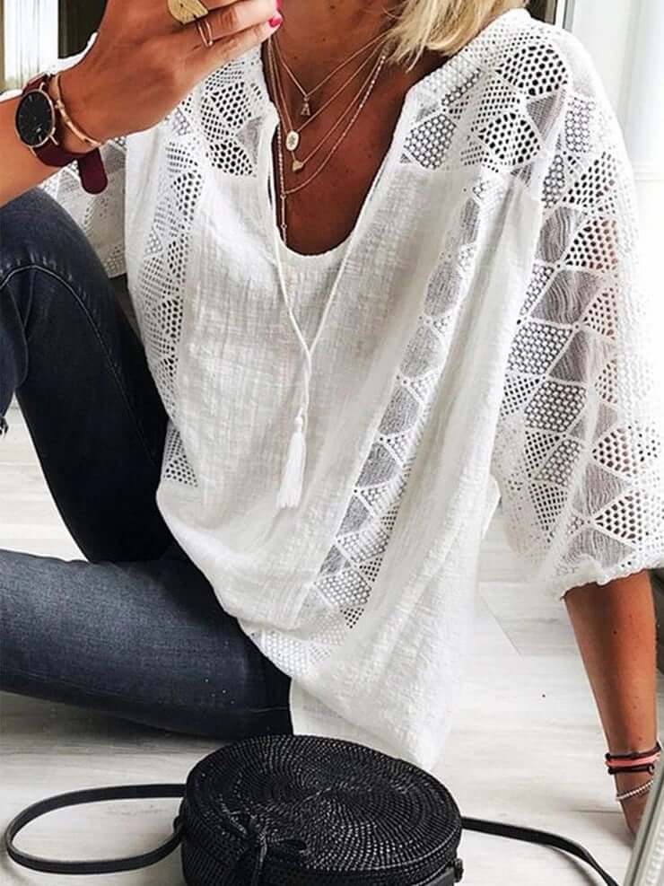 Leila® | Chic Elegante Blouse