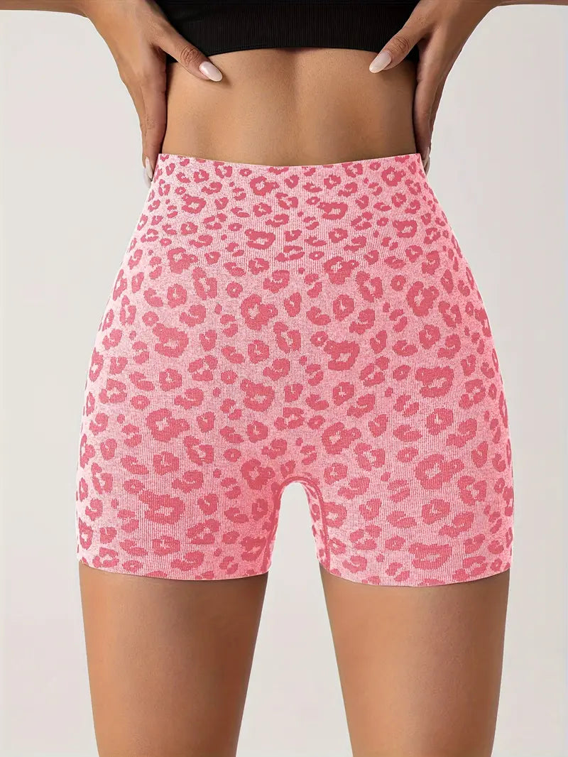 Livia® | Seamless Leopard Print Shorts