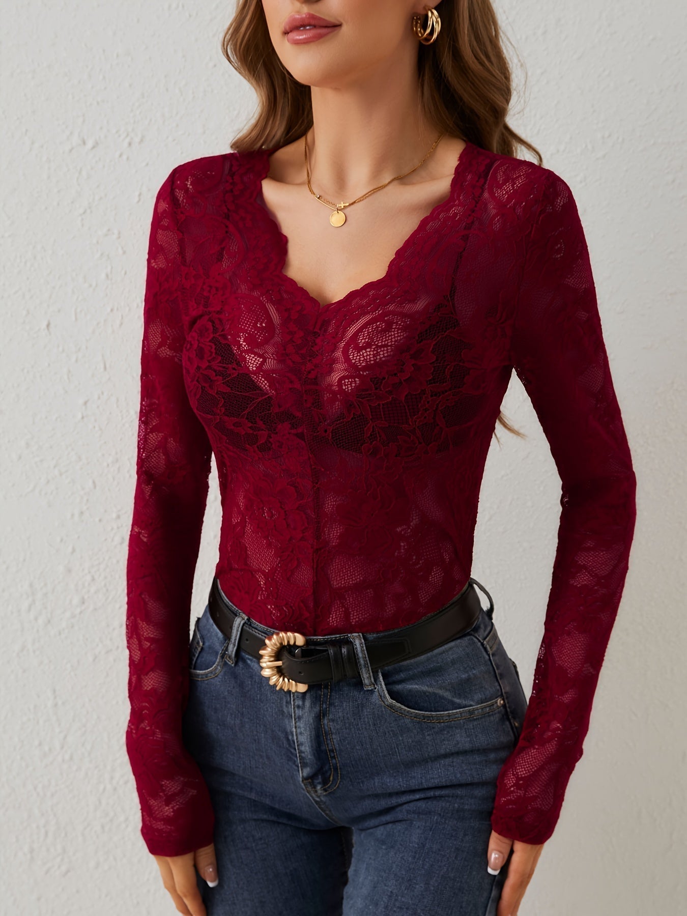 Sol® | Lace shirt for women