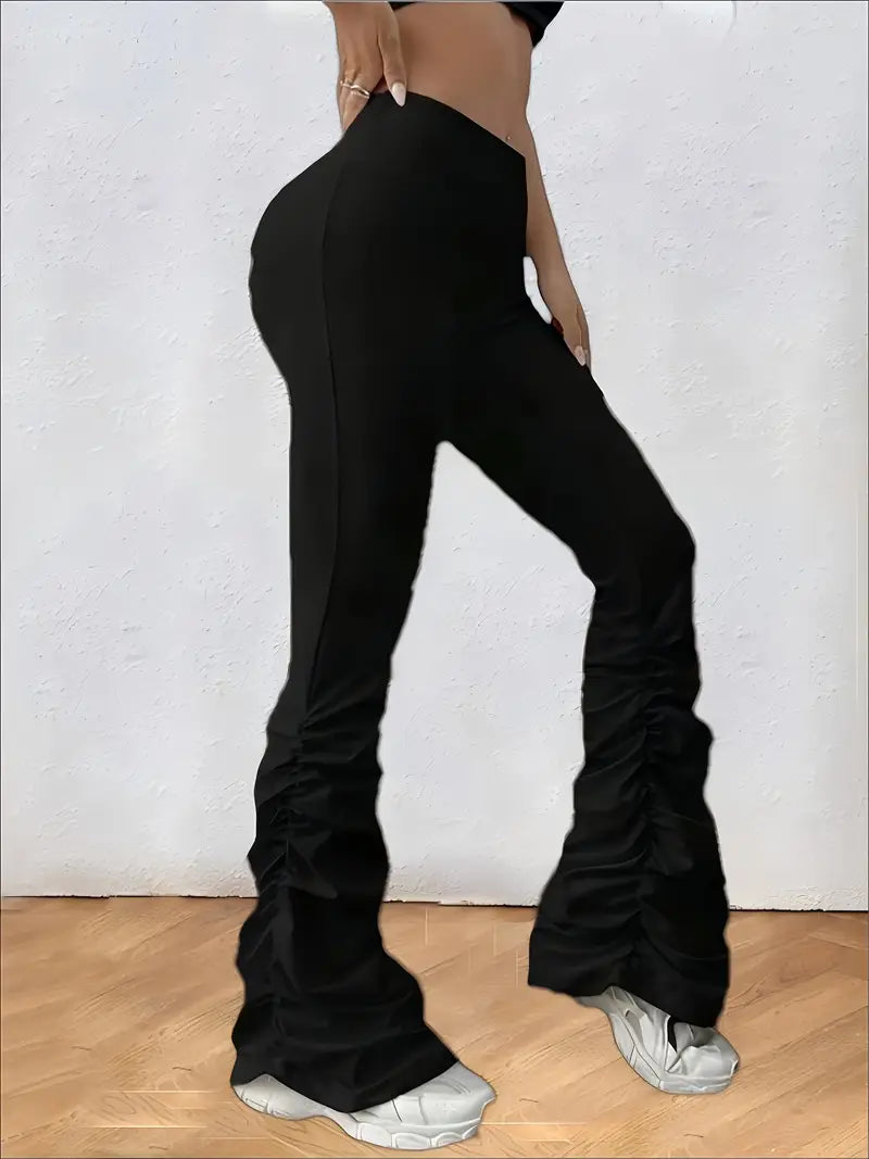 Federica® | High-Waisted Ruffled Pants
