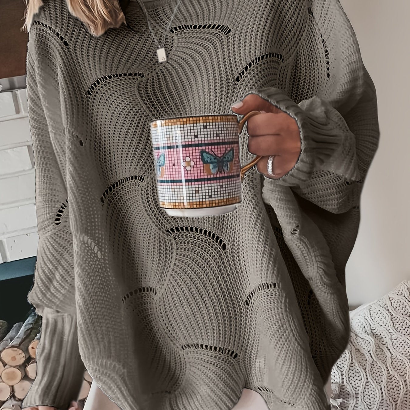 Flor | Women's rib knit sweater