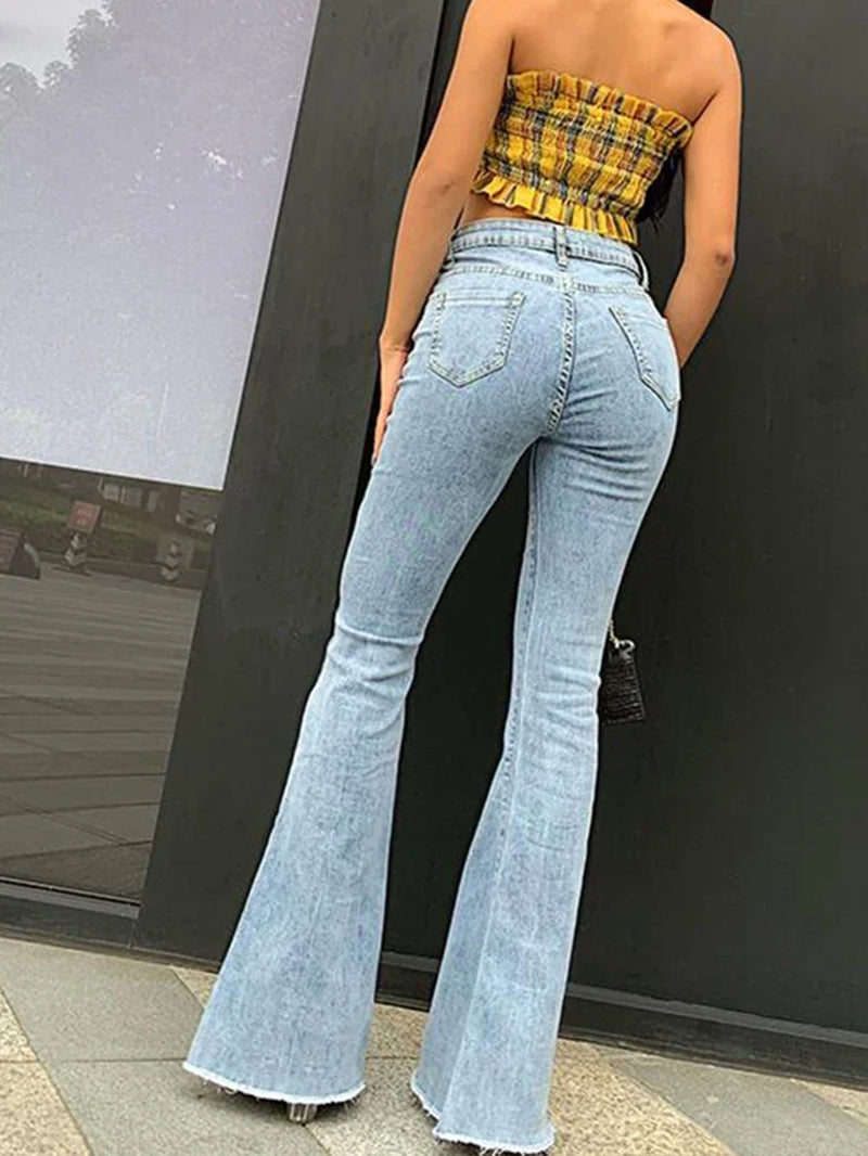 Fabiana® | Vintage High Waist Flare Jeans