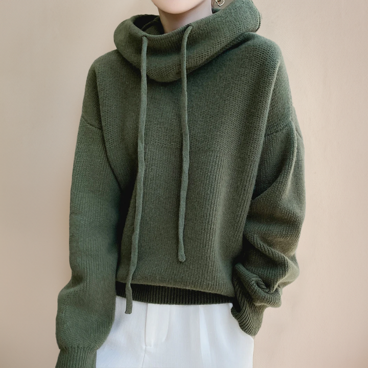 Melanie | Knitted hoodie