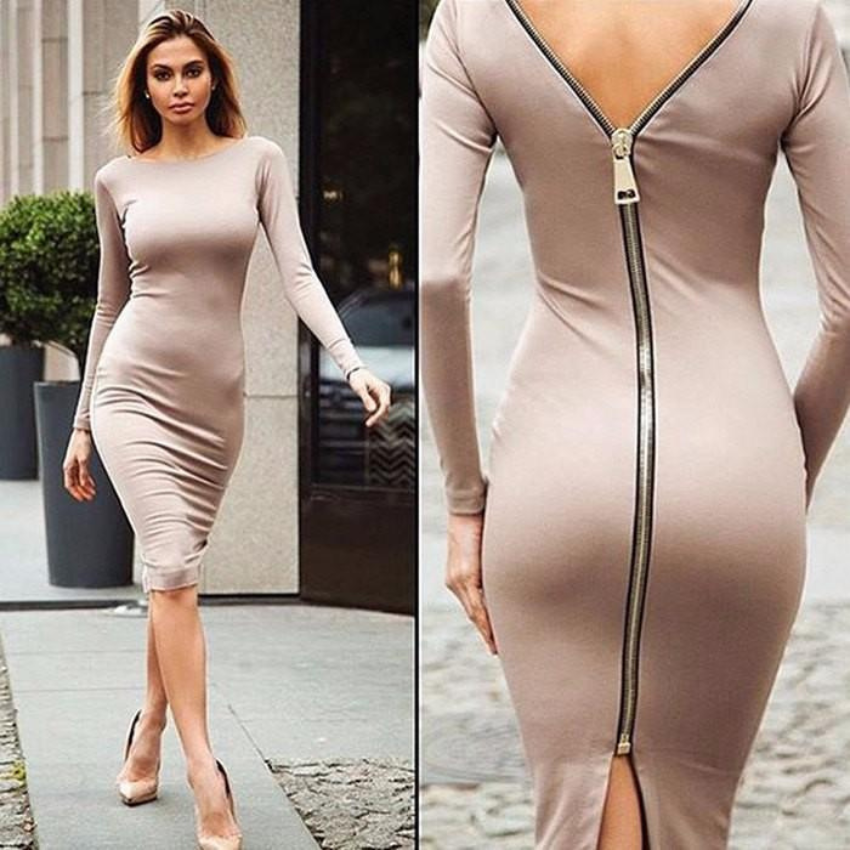 Jacinta® | Elegant Bodycon Dress Midi