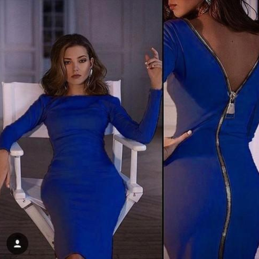 Jacinta® | Elegant Bodycon Dress Midi
