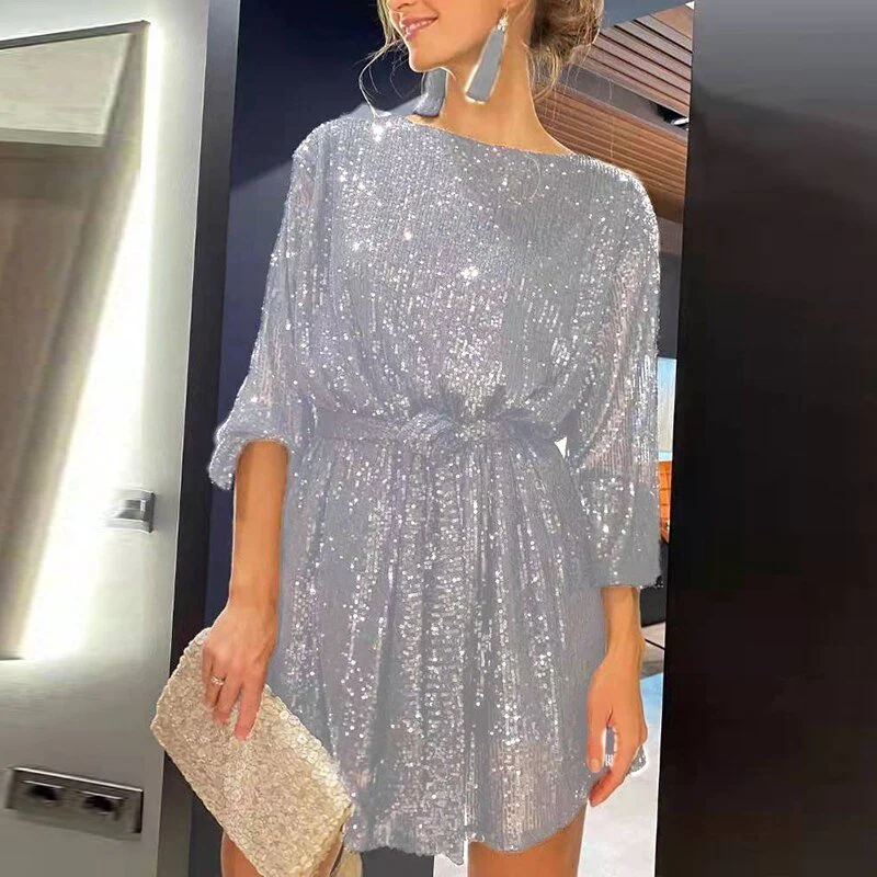 Jennifer® | Women'S  Elegant Sequin Mini Dress