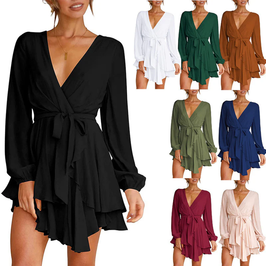Natalia® | Summer Wrap Mini Dress