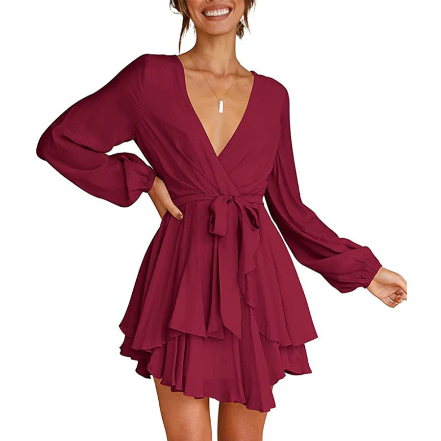 Johana® | Summer Wrap Mini Dress