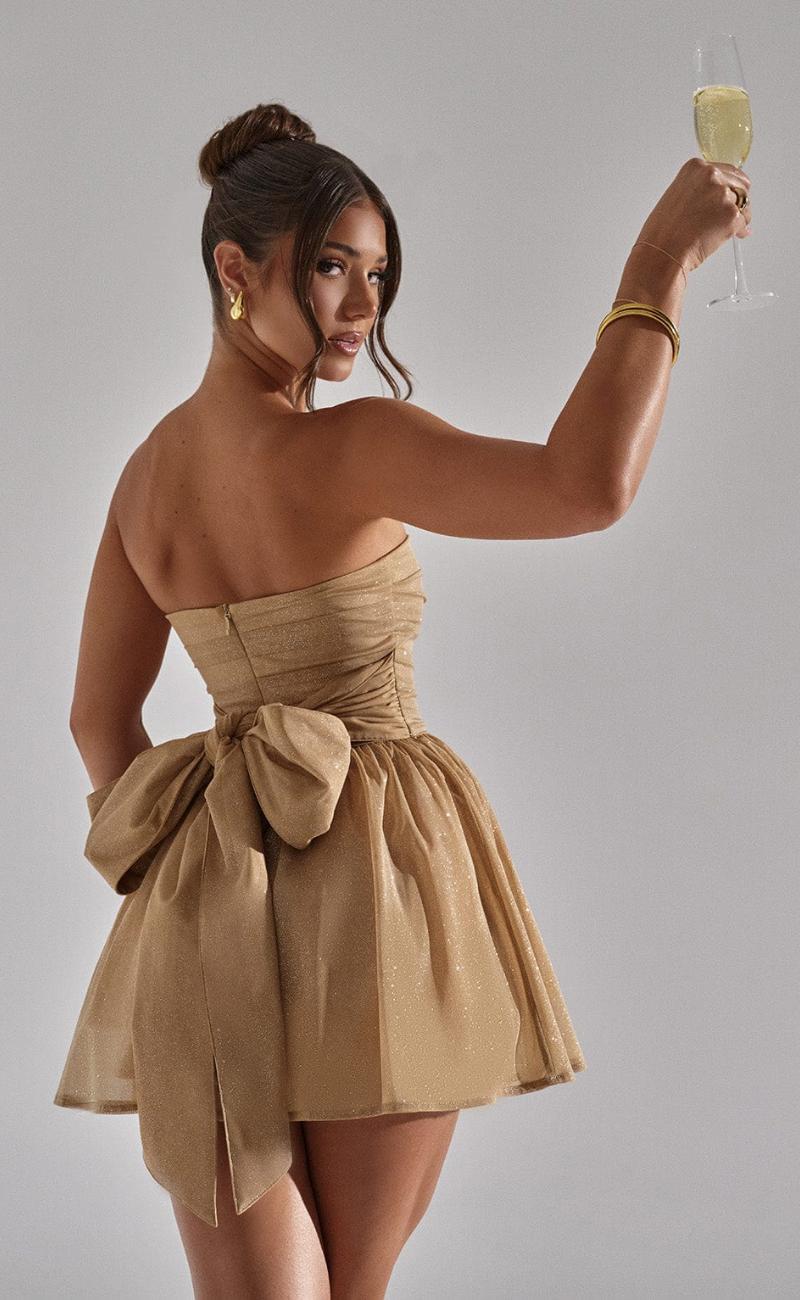 Guadalupe® | Women'S Glitter Cocktail Dress Mini