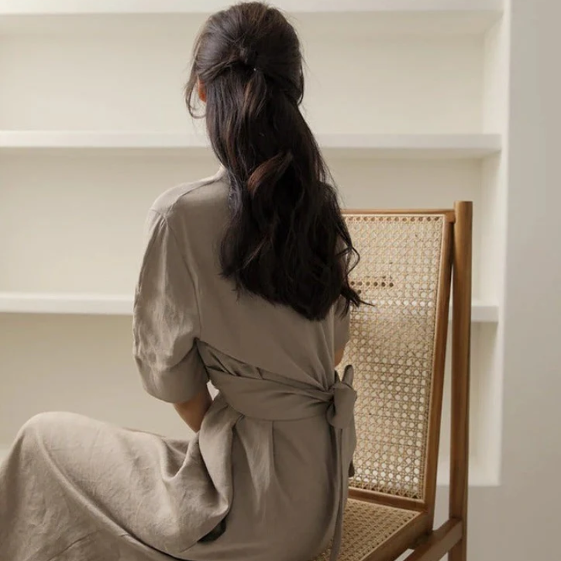 Zulema® | Long Wrap Dress Midi