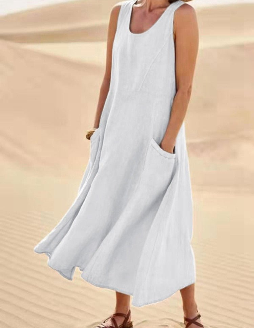 Isabel® | Women'S Airy Summer Midi Dress
