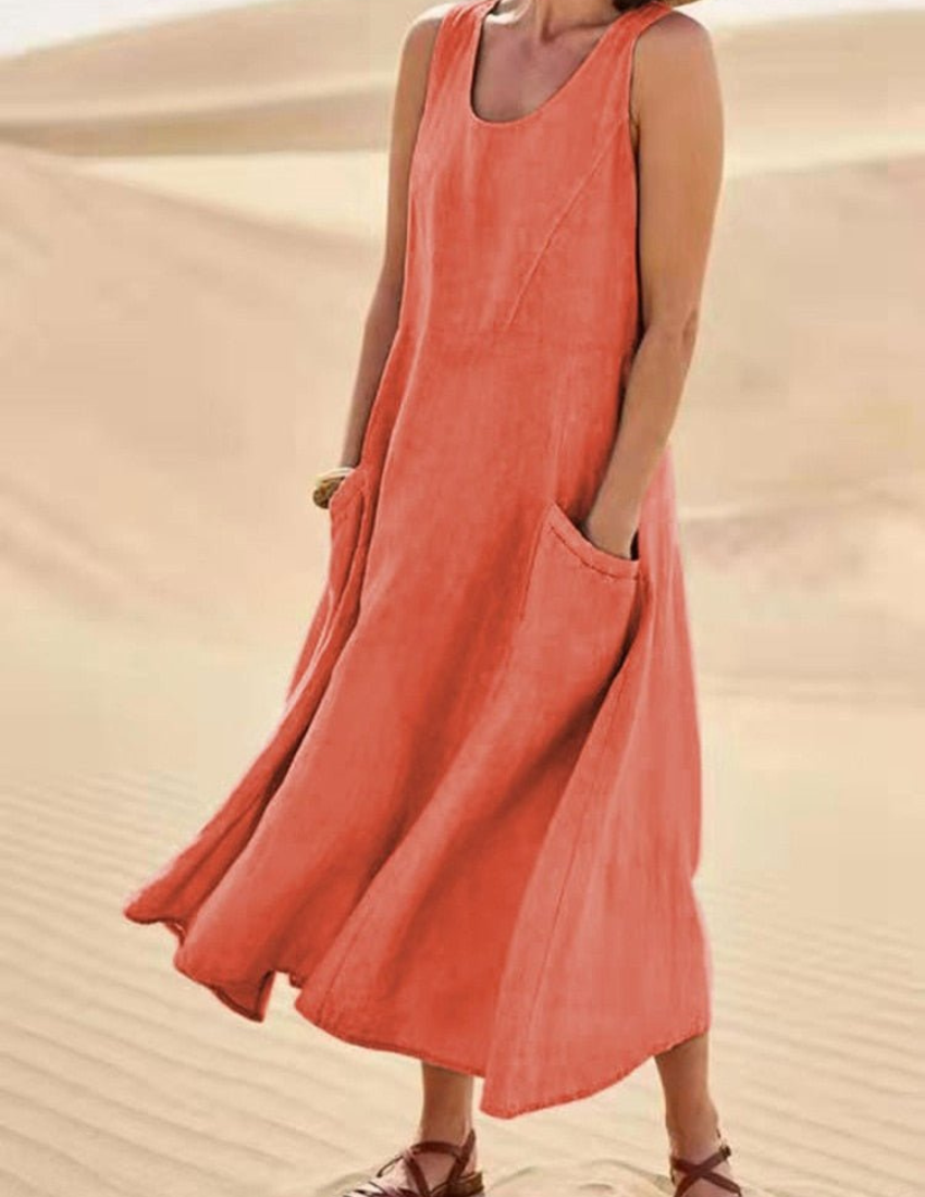 Isabel® | Women'S Airy Summer Midi Dress