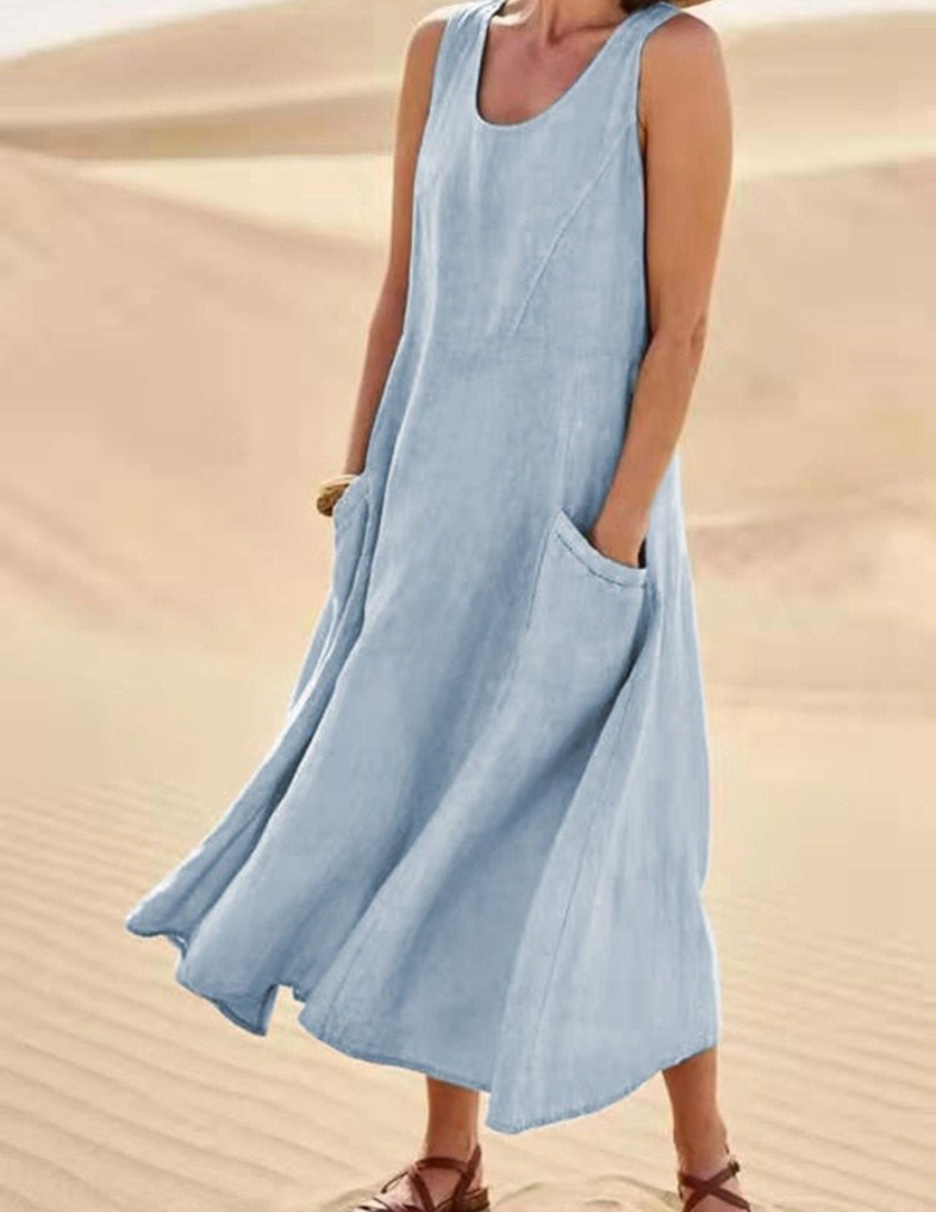 Isabel® | Women'S Airy Summer Midi Dress