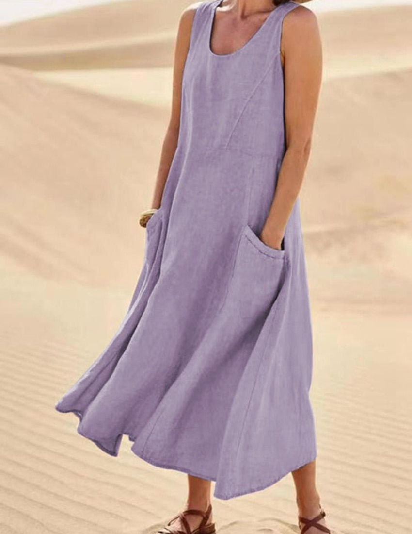 Isabel® | Women'S Airy Summer Midi Dress