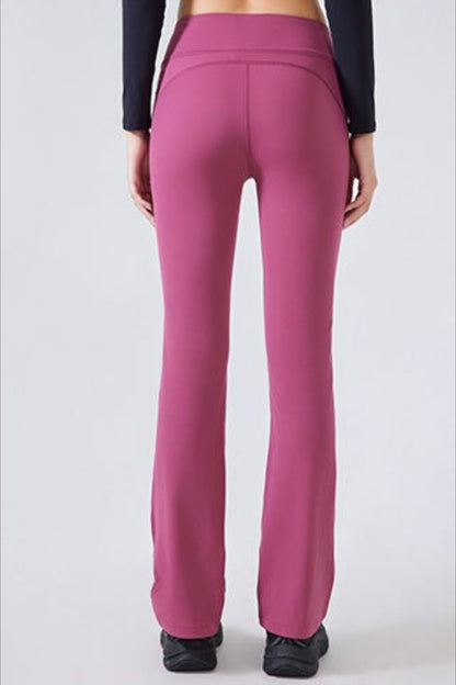 High-Waisted Fleece Lined Flared Yoga Leggings