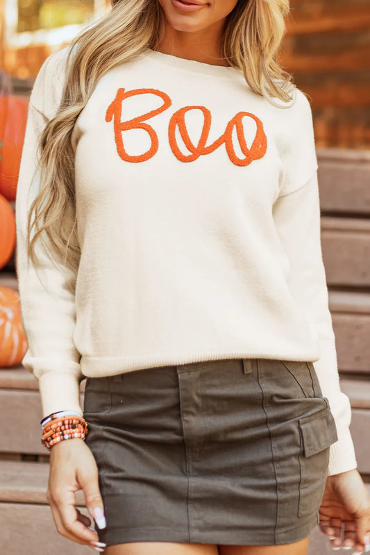Kristin | Crew neck sweater with long sleeves