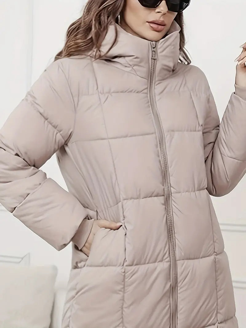 Lucrecia | Long down jacket with hood